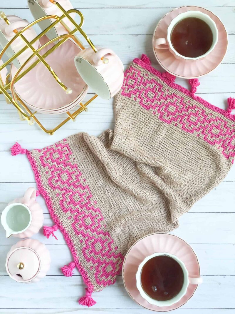 Woolflower Velvet Yarn Knit Blanket - FREE Blanket Knitting