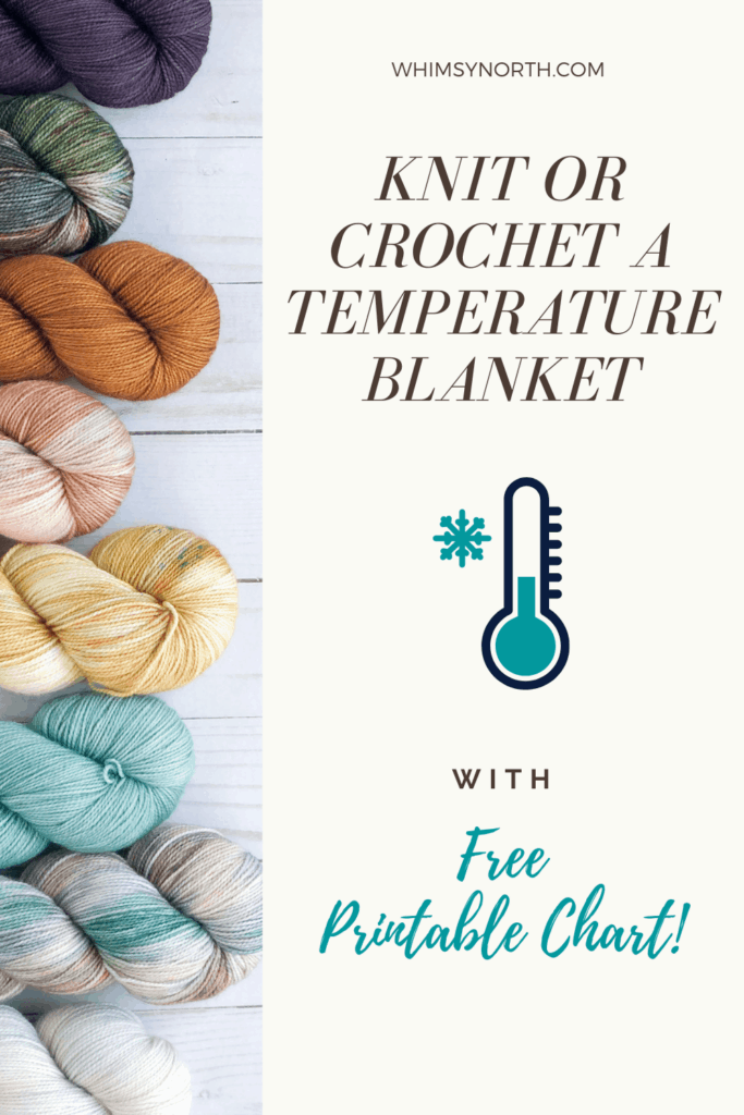 All Kinds of Weather - Free Temperature Blanket Knitting Pattern