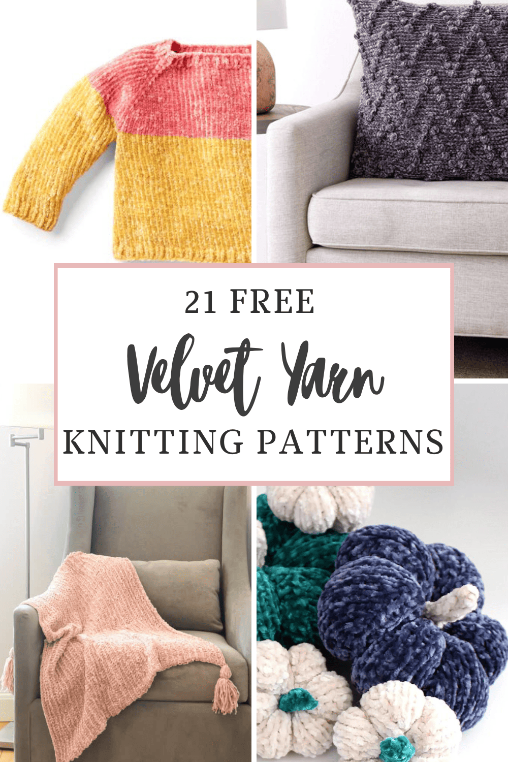 Beautiful Easy Velvet Knitted Blankets – 1001 Patterns