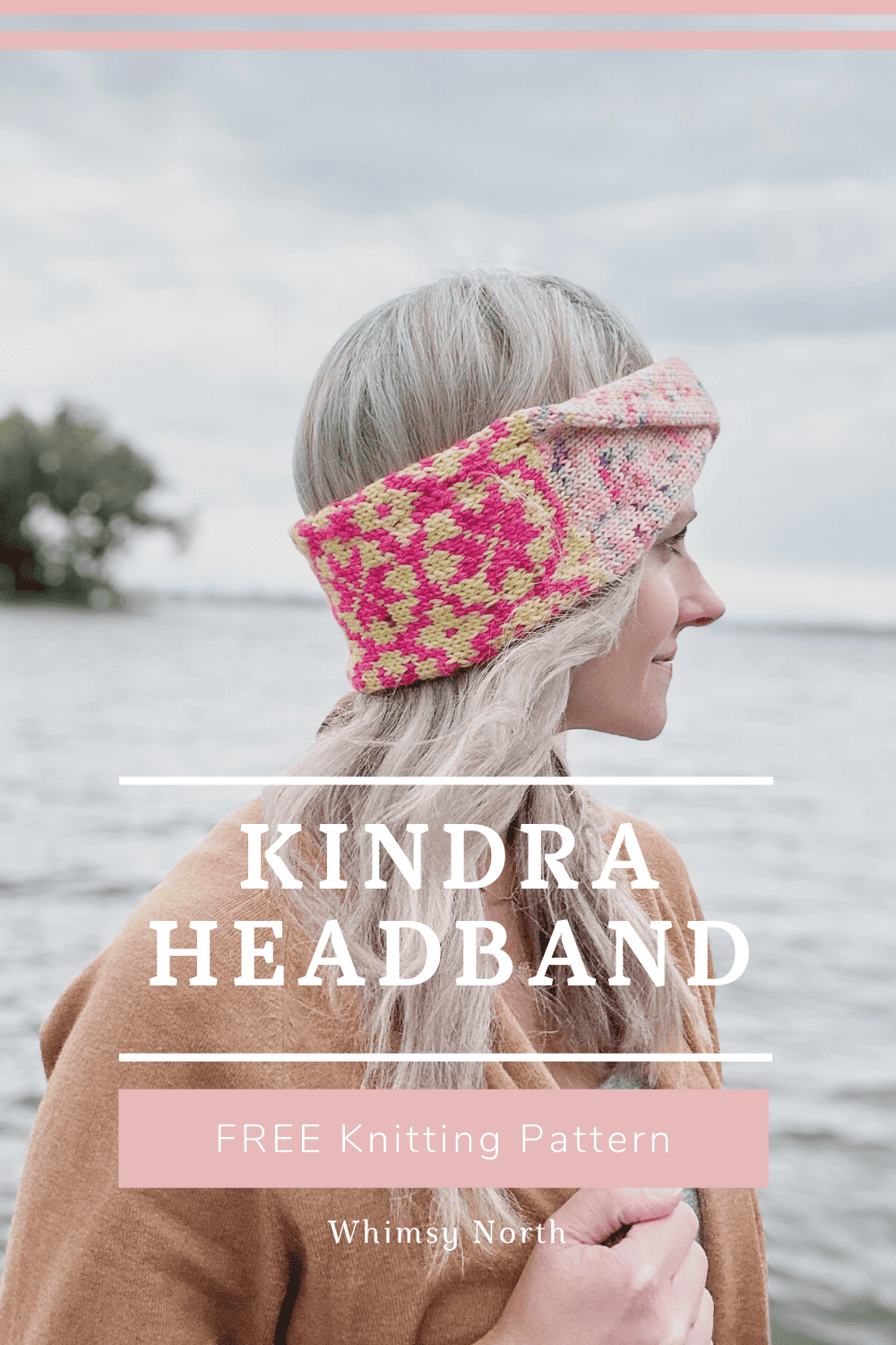 Kindra Headband - Free Fair Isle Headband Knitting Pattern - Whimsy North