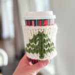 Free coffee cozy knitting pattern