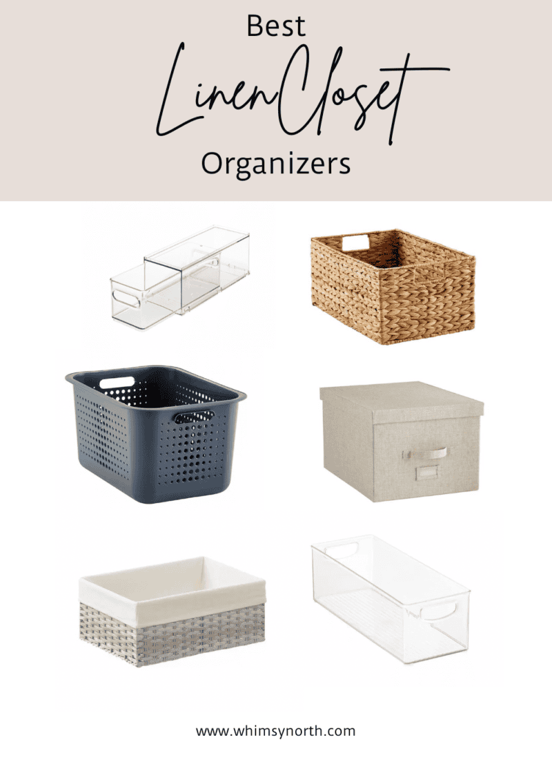 best linen closet organizers from The Container Store