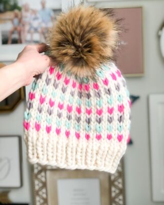 Free Knitting Machine Hat Pattern - Maci Beanie #circular #knitting #machine  #pattern…